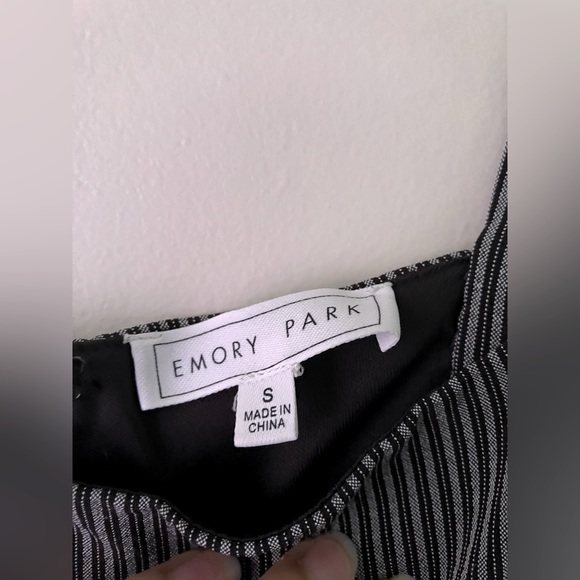 Emory Park Pinstripe Jumpsuit - Picture 4 of 4